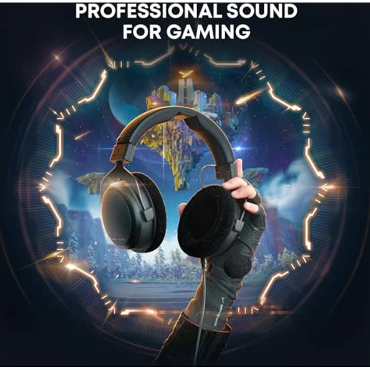 beyerdynamic MMX 300 PRO Gaming-Headset mit STELLAR.45-Treiber und Kondensatormikrofon, kabelgebundenes Gaming-Headset für PC, Xbox, Playstation und Nintendo Switch, Handmade in Germany – Bild 2