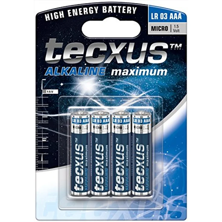 tecxus Alkaline Maximum LR03 AAA – Bild 2