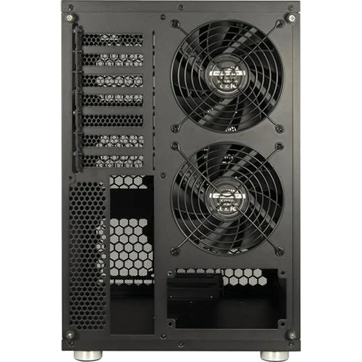 Inter-Tech NAS-8 PC Gehäuse für bis zu 8 Laufwerke (12Gb/s), mit 2x 12G Backplane, blau – Bild 2