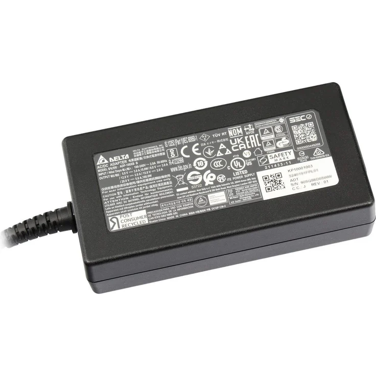 Delta ADP-100XB USB-C Netzteil 100W, schwarz, für Notebooks mit Überlast- und Kurzschlussschutz
