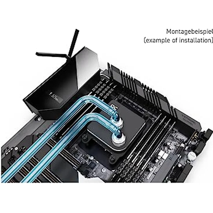Alphacool Core 1 (Black), Wasserkühlung mit 3D-Jetplate und neuem Mounting System – Bild 2