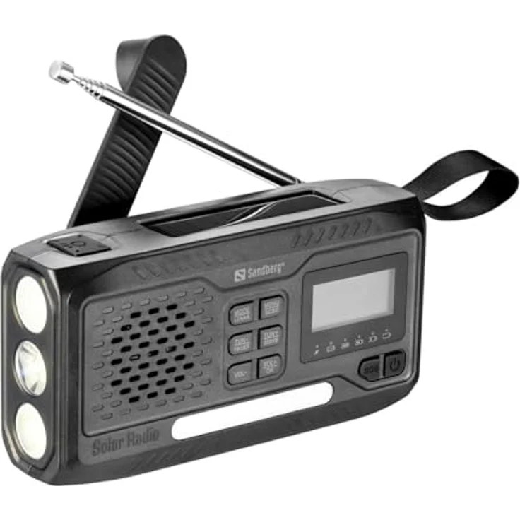 Sandberg Survivor DAB Radio All-in-1 4500, tragbares DAB+ Radio mit robustem Design