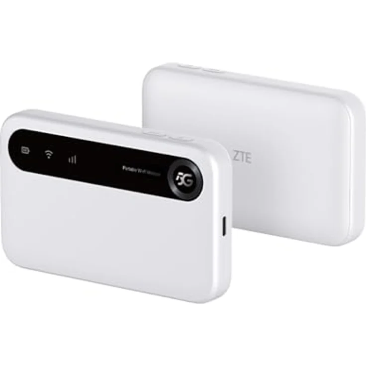 ZTE U50 Tragbarer WiFi-Hotspot 5G mit entsperrtem SIM-Steckplatz, kostengünstiger 5G-Modem-Router für 32 Heim-/Geschäftsgeräte, 5G und 4G+, AX1800 WiFi 6, bis zu 32 Geräte - Preisvergleich – Bild 2