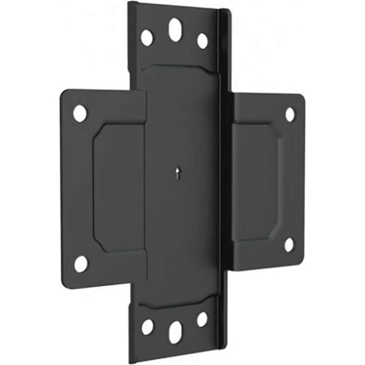 Multibrackets 4184, Wandplatte aus Stahl, schwarz, max. Traglast 30 kg, für Tragschiene, 1 kg
