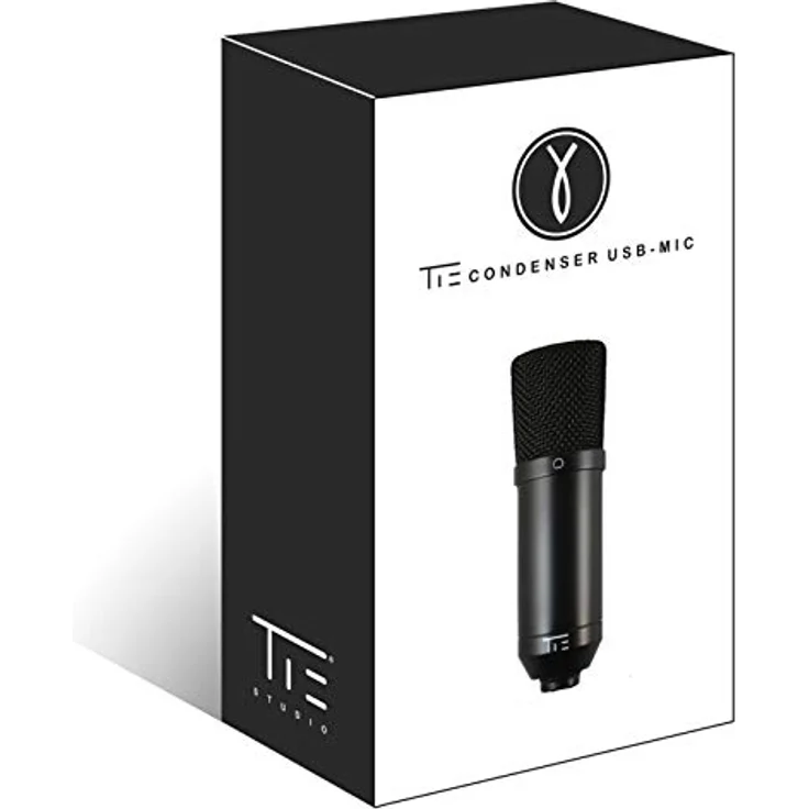 TIE Studio USB Großmembran Kondensatormikrofon Studioqualität geeignet für Livestream, Podcast, Youtube, Twitch & Home-Recording (inkl. Spinne und USB-Kabel) schwarz – Bild 5