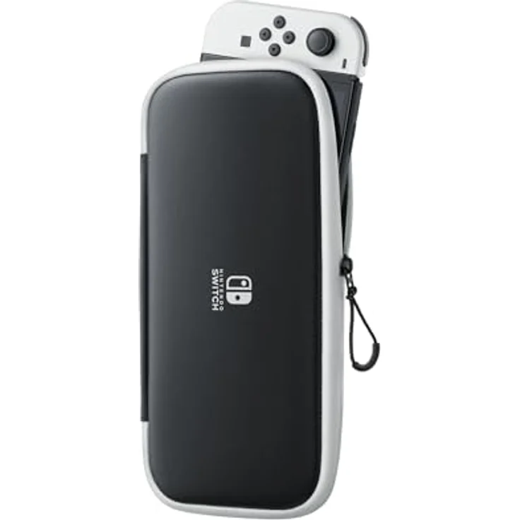 Nintendo Switch-Tasche & -Schutzfolie, schwarz-weiß - Preisvergleich – Bild 2