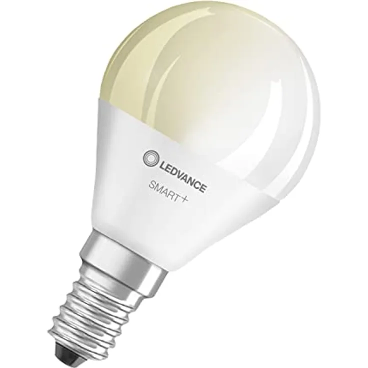 LEDVANCE Smarte LED-Lampe mit WiFi Technologie, Sockel E14, Dimmbar, Warmweiß (2700 K), ersetzt Glühlampen mit 40 W, SMART+ WiFi Mini Bulb Dimmable, 1er-Pack