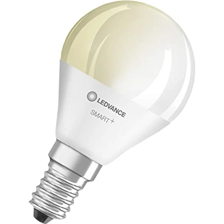 LEDVANCE Smarte LED-Lampe mit WiFi Technologie, Sockel E14, Dimmbar, Warmweiß (2700 K), ersetzt Glühlampen mit 40 W, SMART+ WiFi Mini Bulb Dimmable, 1er-Pack – Bild 1