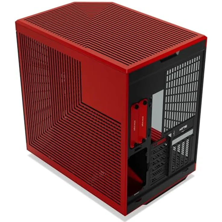 Hyte PC-Gehäuse Y70, ATX-Mid-Tower mit vertikalen 4 Steckplätzen, Tempered Glass – Bild 5