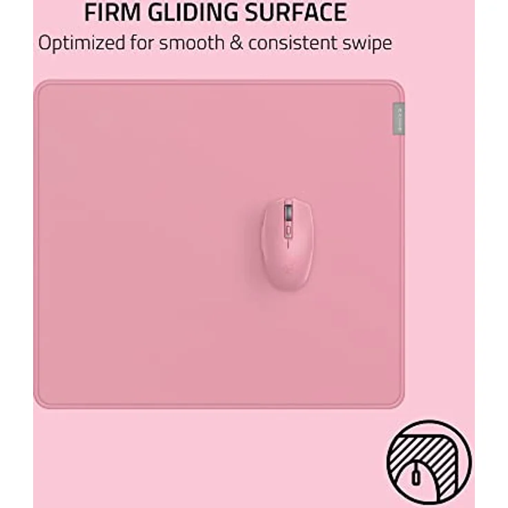 Razer Strider L - Hybrid-Mauspad mit weicher Unterseite und Oberseite für sanfte Swipes (Optimiert Optische Maussensoren, rutschfest) Quartz, RZ02-03810300-R3M1 – Bild 2