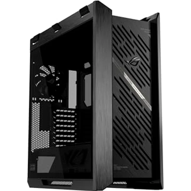 Asus ROG Strix Helios II GX601S, Midi-Tower PC-Gehäuse mit gehärtetem Glas und optimaler Kühlung, schwarz – Bild 1