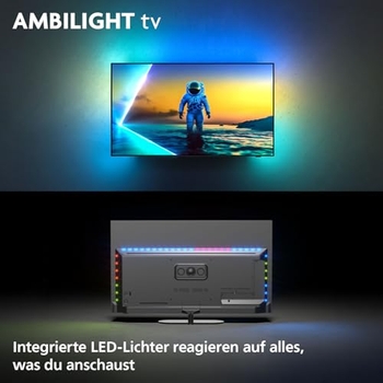 Philips Ambilight 65OLED810, 65 Zoll 4K OLED Smart TV mit P5 AI