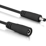 InLine® DC Verlängerungskabel, DC Stecker/Buchse 3,5x1,35mm, AWG 18, schwarz, 2m