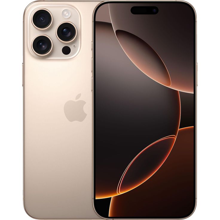 Apple iPhone 16 Pro Max 5G Smartphone (6,9 Zoll) OLED-Display, 1 TB interner Speicher, iOS 18, Titan Wüstensand – Bild 1