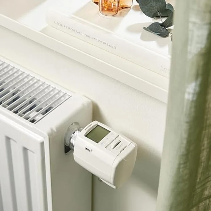 Eurotronic Comet Plus Heizkörperthermostat, bis 30 % Heizkosten sparen, individuell programmierbar, Heizungsthermostat inkl. Adapter + Batterien, Smarthome-Zubehör – Bild 6