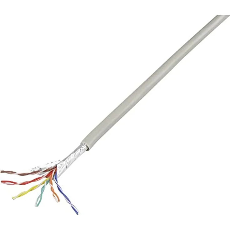 TRU COMPONENTS 1568142 Telefonkabel J-Y(ST) Y 6 x 2 x 0.60mm Grau 25m