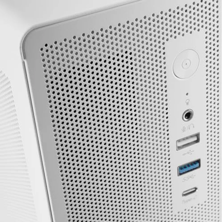 Tacens Aeroslim500, Slim MicroATX PC-Gehäuse mit 500W TFX-Netzteil, optimierte Luftzirkulation, Weiß – Bild 4