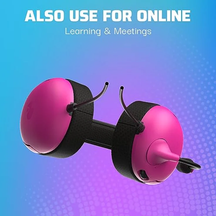 PDP LLC AIRLITE Wired Headset Nebula Pink, Over-ear Gaming-Headset mit 40-mm-Treibern und Geräuschunterdrückungsmikrofon – Bild 6