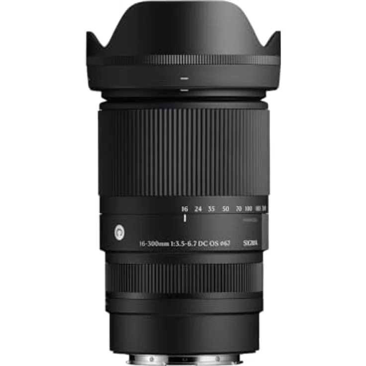 SIGMA 887972 16-300mm F3.5-6.7 DC OS Contemporary, Objektiv für Canon RF-Mount, Schwarz, 18,8-fach Zoom, Staub- und spritzwassergeschützt – Bild 1