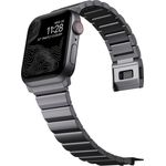Nomad Armband Aluminium Apple Watch Gray (21.5 mm, Aluminium, Edelstahl 316), Uhrenarmband, Grau