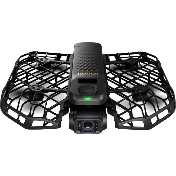 HOVERAir X1 Pro Basic Combo, 4 Rotoren, 12 MP 4K-Kamera, 1920 mAh Akku, Schwarz