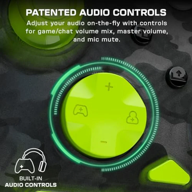 Turtle Beach Rematch Core Wired Xbox Controller, ergonomisch mit 2-Stopp-Impuls-Trigger und integrierten Audio-Bedienelementen, schwarz – Bild 3