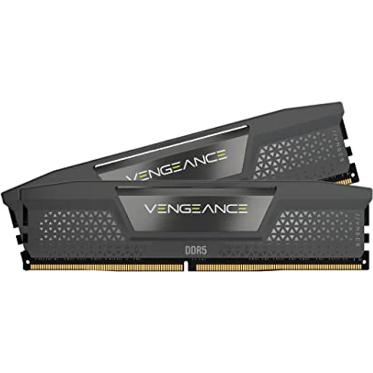 CORSAIR Vengeance DDR5 RAM 32GB (2x16GB) 6000MHz CL36 AMD Expo iCUE-Kompatibler Computerspeicher - Grau (CMK32GX5M2E6000Z36) – Bild 1