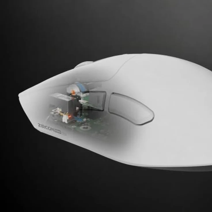Natec GENESIS Zircon 880 Pro, Optische Wireless Maus mit 30000 DPI, 6 Tasten, Weiß – Bild 8