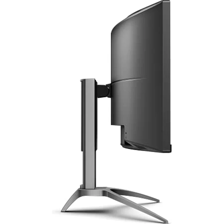 AOC Agon 493UCX2 - 49 Zoll DQHD Curved Gaming Monitor, 165 Hz, 1 ms, HDR400, FreeSync Premium Pro (5120x1440, HDMI, DisplayPort, USB-C, USB Hub) schwarz/rot – Bild 4