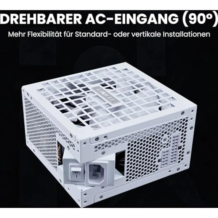 Lian Li RS Series 80 PLUS Gold Netzteil, modular - 1.200 Watt, ATX 3.1, mit RS Hub, weiß – Bild 4