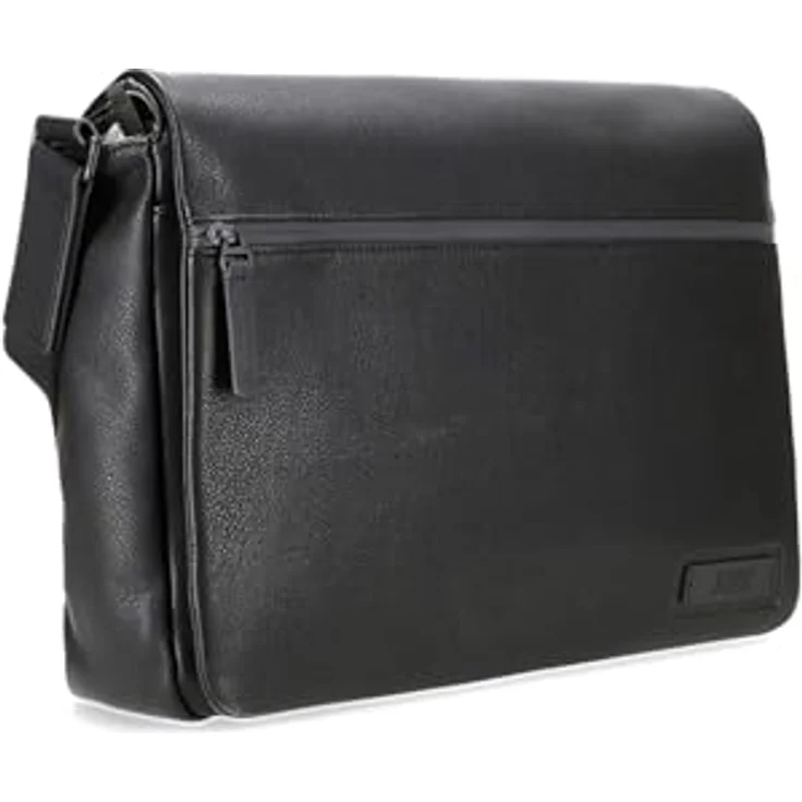 Jost Riga Messenger mit 40 cm Laptopfach, Kunstleder, schwarz – Bild 2
