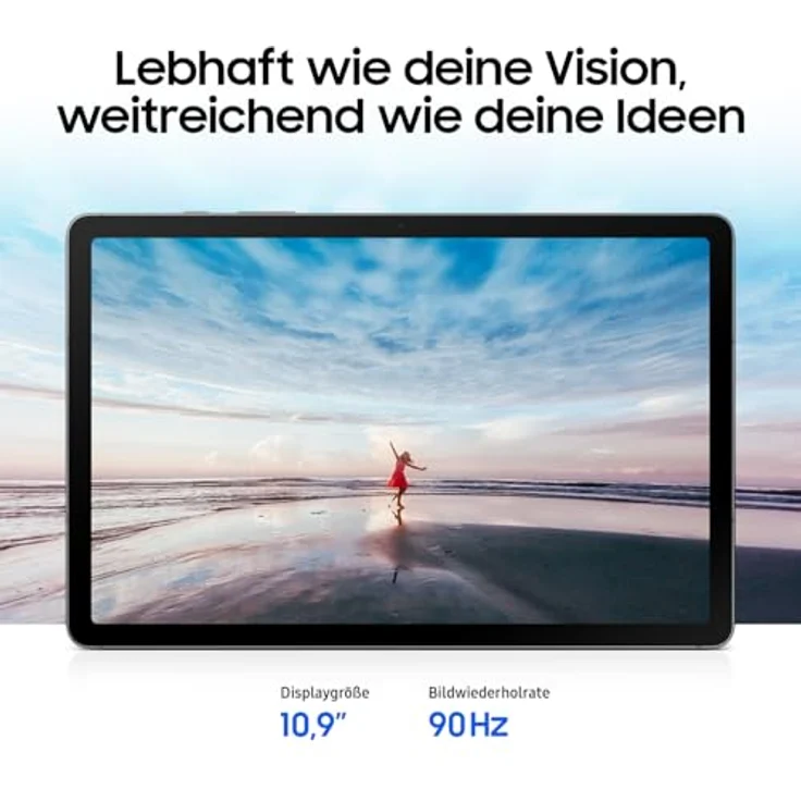 Samsung Galaxy Tab S10 Lite, Android Tablet mit 6 GB RAM, 128 GB Speicher, 10,9" Display (90 Hz), inkl. S Pen, Wi-Fi, grau, 3 Jahre Herstellergarantie [Exklusiv auf Amazon] – Bild 3