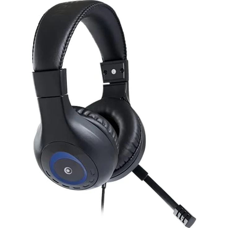 Bigben Connected PC-Headset, kabelgebunden, 3,5 mm Klinkenstecker, mit Mikrofon, Schwarz – Bild 1