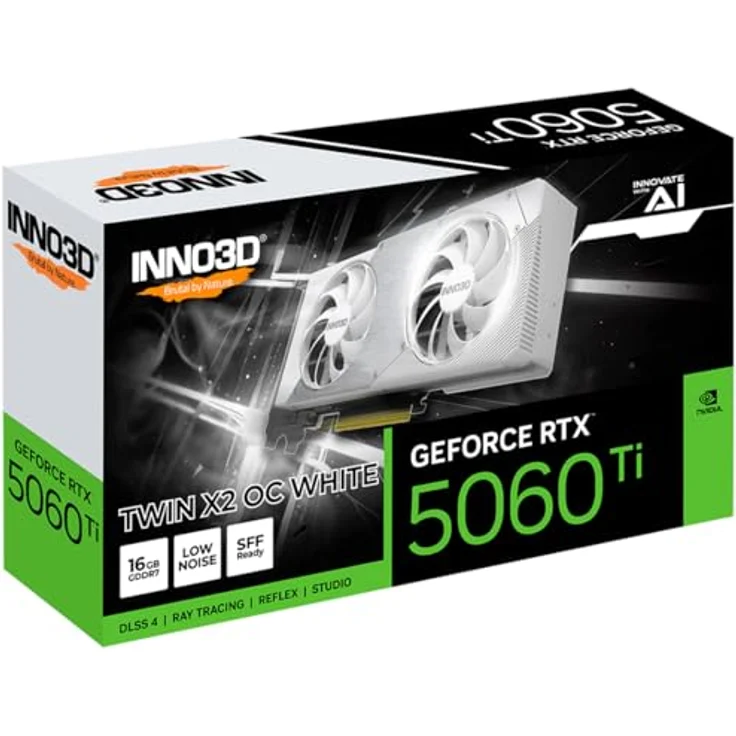 Inno3D GeForce RTX 5060 Ti Twin X2 OC, 16 GB GDDR7 Grafikkarte mit aktiver Kühlung und VR-Unterstützung – Bild 4