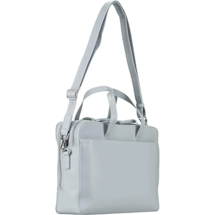 Jost Arva Aktentasche, 100% Leder mit Laptopfach, 36 cm, blau – Bild 5