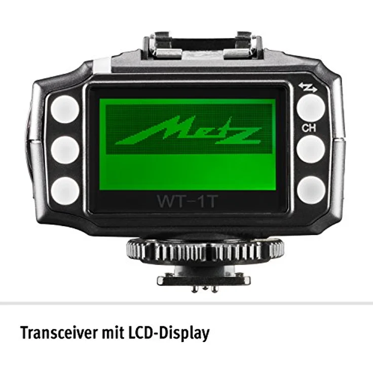Metz WT 1 – Transceiver Kit für Canon E-TTL Kamera (Kompatibel mit DSLR- oder CSC) schwarz – Bild 3