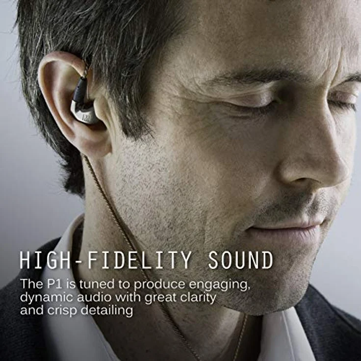 MEE Audio Pinnacle P1 High Fidelity Audiophile In-Ear Kopfhörer mit austauschbaren Kabel – Bild 3