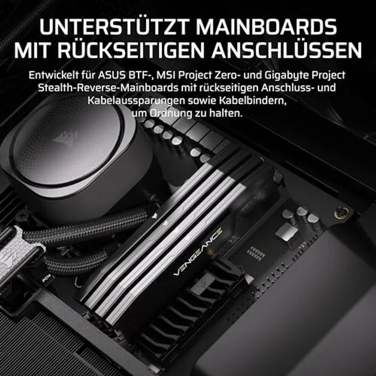 Corsair Frame 5000D RS ARGB Midi-Tower, E-ATX PC-Gehäuse mit Tempered Glass, bis zu 14 Lüfter und 4 vorinstallierten RGB-Lüftern - schwarz – Bild 9