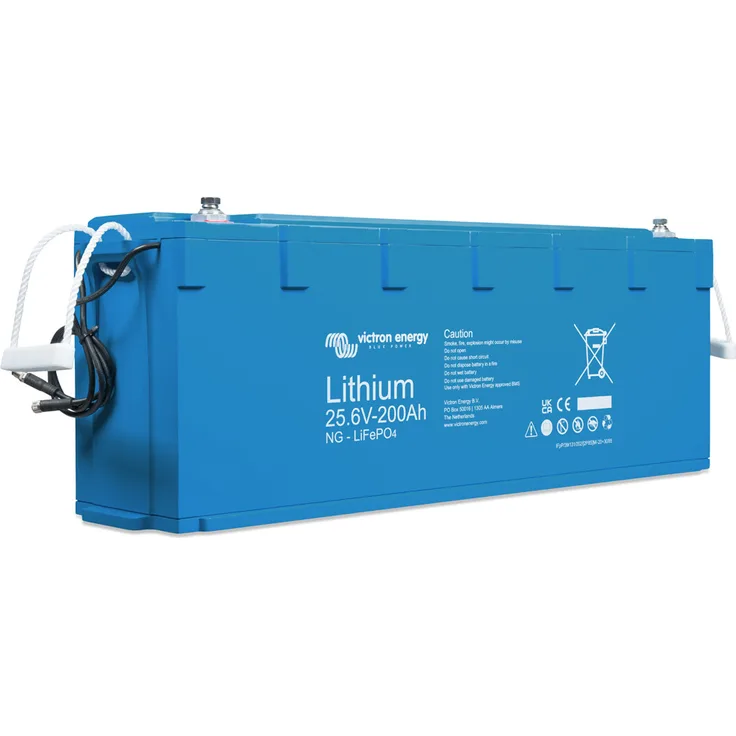 Victron Lithium-NG Batterie 200Ah 25,6V, integriertes BMS und Shunt, IP65 Schutz, Bluetooth Steuerung