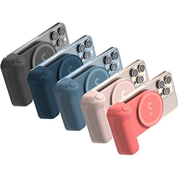 ShiftCam SnapGrip – Mobiler Batteriegriff mit kabellosem Auslöser – Magnetische Halterung lässt Sich an jedem Telefon befestigen – Integrierte Powerbank mit kabellosem Qi-Aufladen – Bild 4