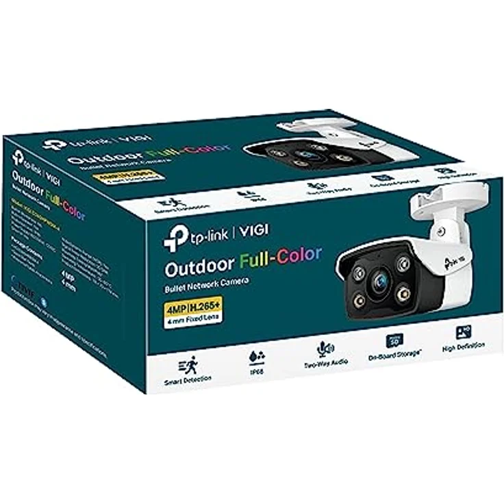 Dahua Überwachungskamera (Videoüberwachungskamera TP-Link VIGI C340) IP-Sicherheitskamera mit Nachtsicht, Schwarz/Weiß – Bild 3