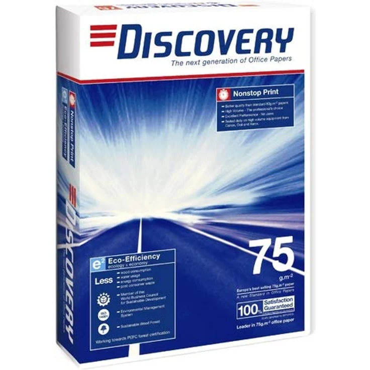 Kopierpapier Discovery A4, holzfrei 75 g qm weiß 500 Blatt – Bild 2