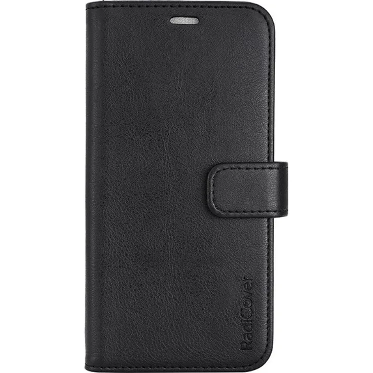 Radicover Wallet Case Anti-Radiation Flipcover Schwarz für iPhone 13/14, Geldbörsenhülle mit Schutzfunktion