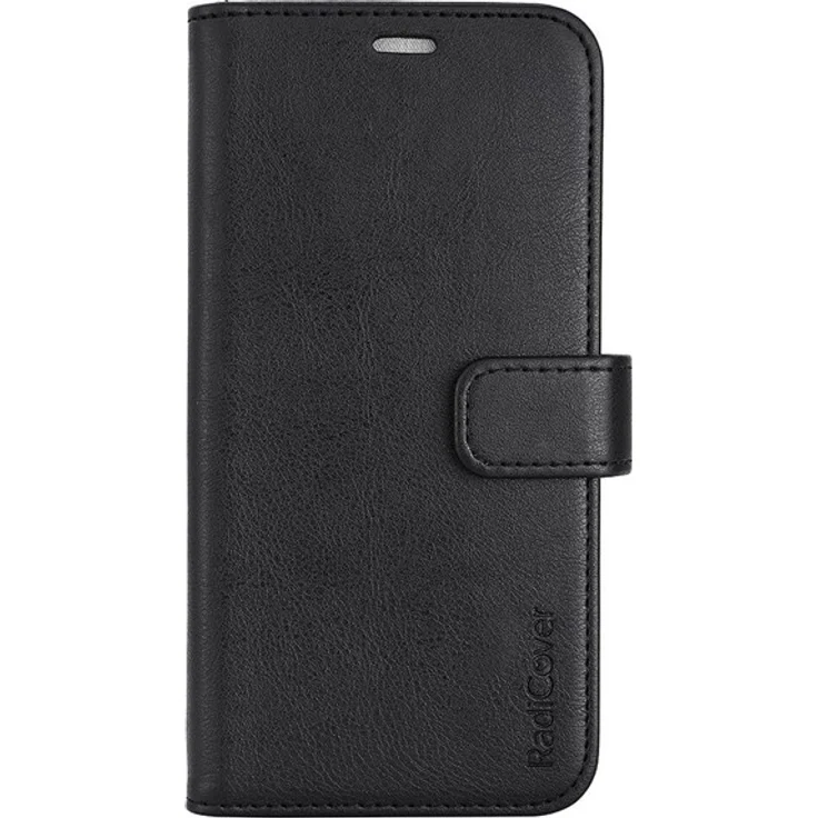 Radicover Wallet Case Anti-Radiation Flipcover Schwarz für iPhone 13/14, Geldbörsenhülle mit Schutzfunktion
