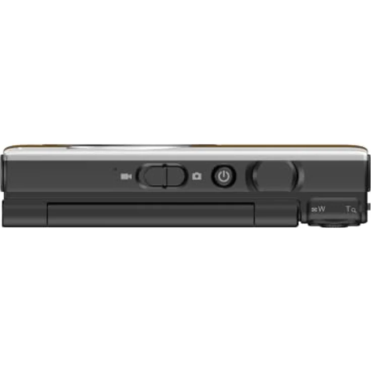 Yashica Tank, Digitalkamera mit 12MP CMOS Sensor, 4K Video und 3.0” Flip Screen, braun – Bild 7