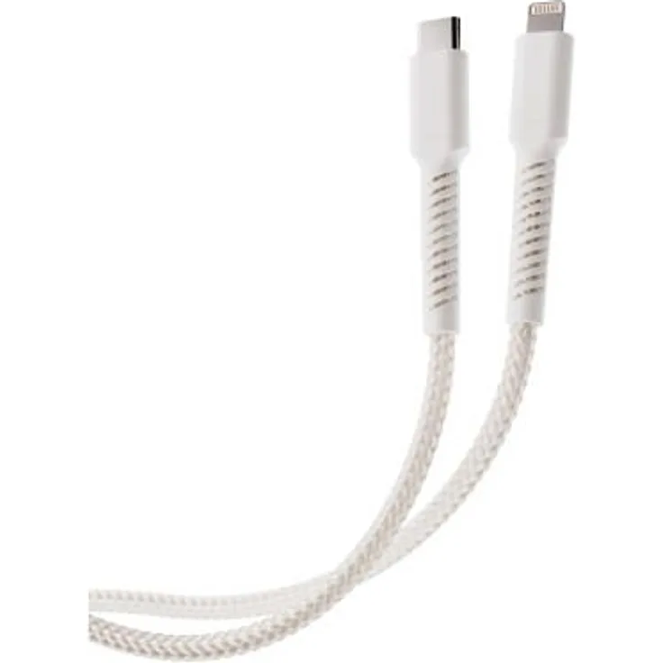 Vivanco Lightning auf USB-Type-C Kabel, 2,5 m, gerade, LongLife, weiß