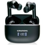 Grundig Bluetooth In Ear Ohrhörer, kabellos mit LED-Anzeige, 6,5 Std Wiedergabezeit, Ladeetui und USB-C Kabel, 300mAh, Active Noise Cancelling