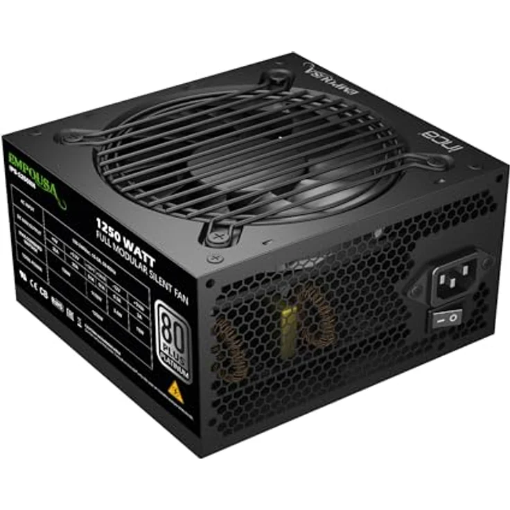 INCA IPS-1250XN Silent Power Supply Kompatibel mit dem neuesten ATX 12V V2.3 Standard Der extrem leise 120-mm-Lüfter sorgt für einen außergewöhnlichen Luftstrom. (1250XN) – Bild 4