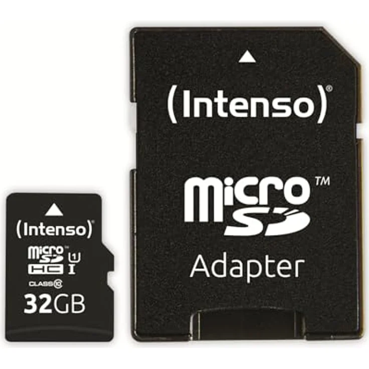 Intenso Professional microSDHC UHS-I Class 10 32GB Speicherkarte inkl. SD-Adapter (bis 90Mbps) schwarz – Bild 3