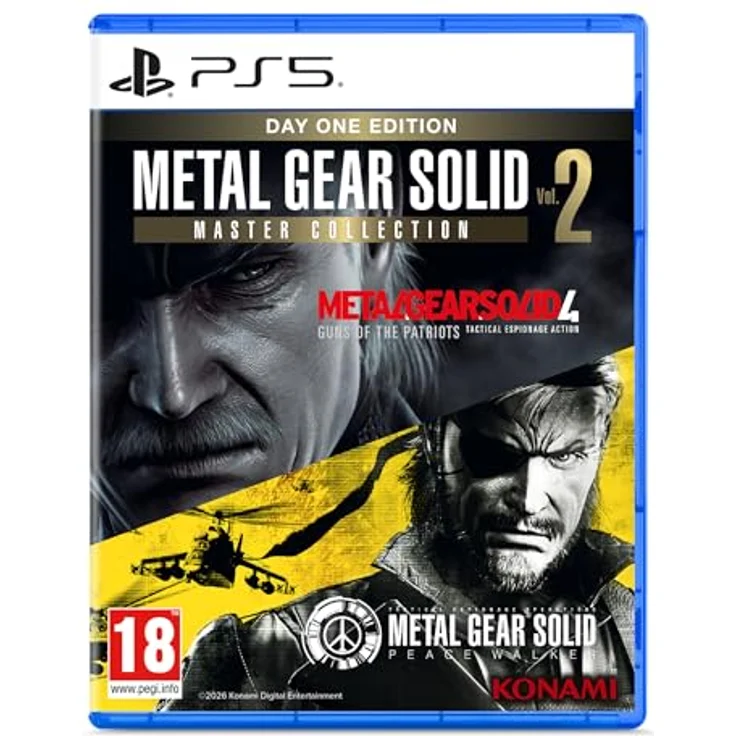 KONAMI Metal Gear Solid Master Collection 2 - Day One Edition - PS5, inklusive Bonusspiel Metal Gear: Ghost Babel, HD-Version von Peace Walker und verbesserter Benutzererfahrung – Bild 1